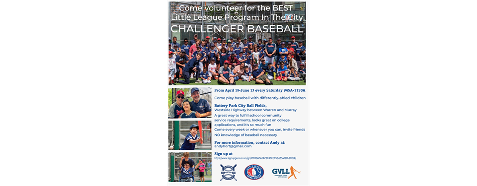 Volunteer for Challenger Baseball!
